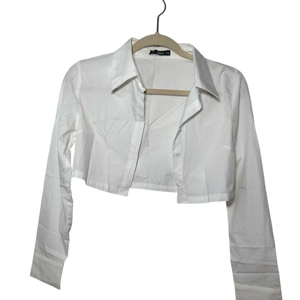 Shein Women's White Blouse